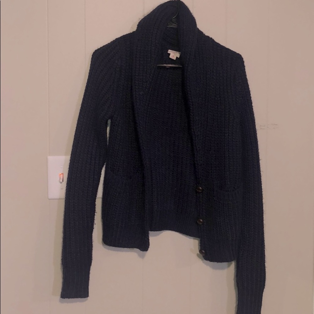 Navy Blue Cardigan